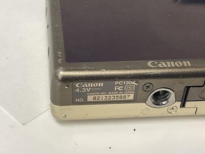 Canon IXY Digital 920 IS Gold Digital Camera W/Charger | eBay