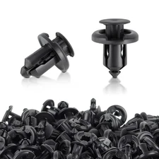 10mm 50pcs Plastic Push Fastener Bumper Pin for Acura Clips Type Rivet Retainer 