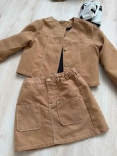 Wunderschönes Wildleder-Optik Set Gr. 116 vo...
