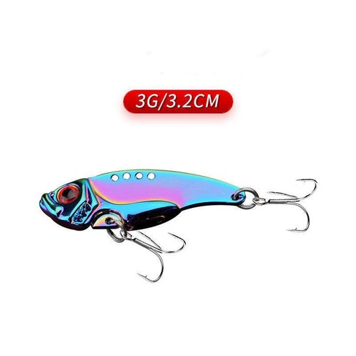 8Pcs Metal Long Throw Vibration VIB Spoon Fishing Lure for Bass Pike Perch - Picture 5 of 12