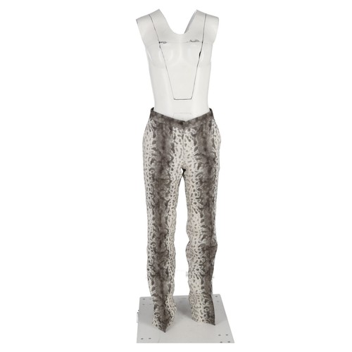 Gucci by Tom Ford Python Printed Denim Pants in Animal Print Cotton - Picture 4 of 6