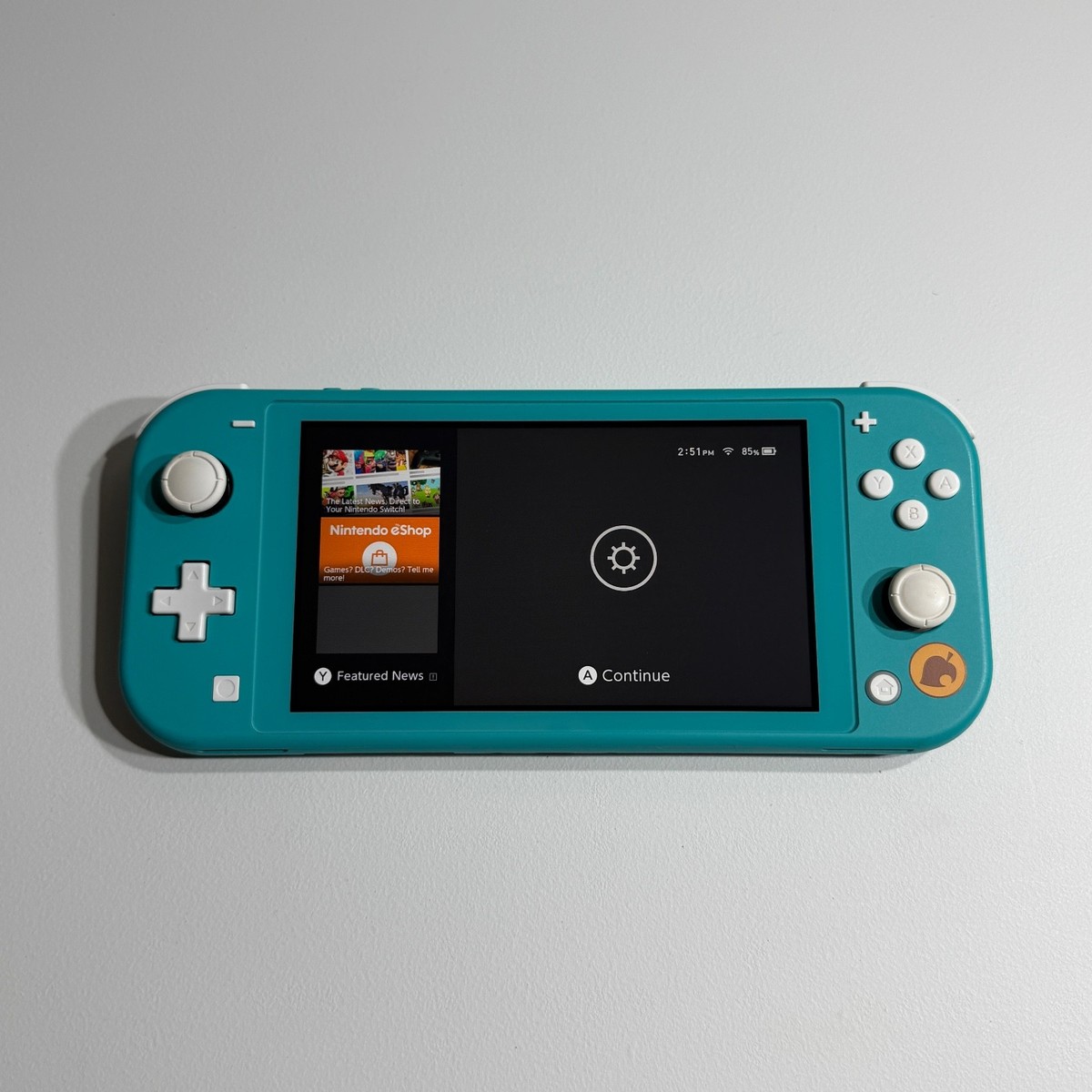 Nintendo Switch Lite Animal Crossing Edition Teal Handheld Console