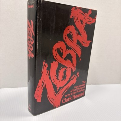 Zebra by Clark Howard 1979, San Francisco Murders Death Angels HC DJ