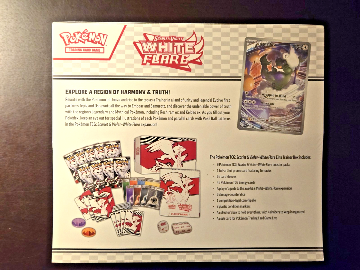 Pokémon Scarlet & Violet White Flare ETB Elite Trainer Box BRAND