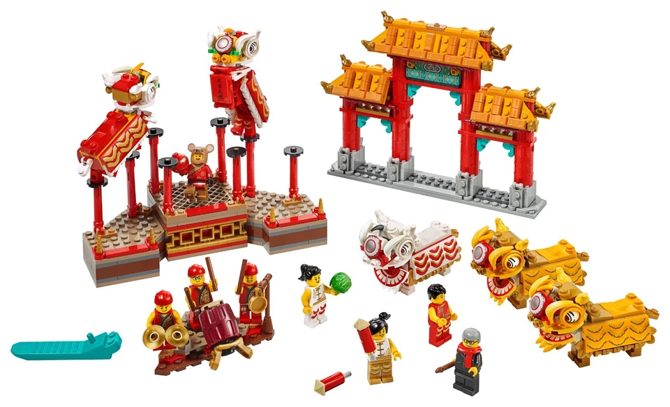 LEGO Set #80104: Danza del León con figuras BONUS Año del Buey y Tigre! Foto 2 de 4