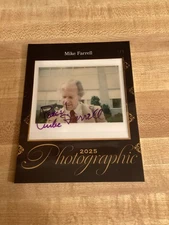 2025 LEAF PHOTOGRAPHIC MIKE FARRELL 1/1 FRAMED SIGNED POLAROID MASH AUTO