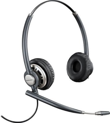 *Lot of 5* Plantronics EncorePro HW720 DUO Wired Headset (Certified Repaired)