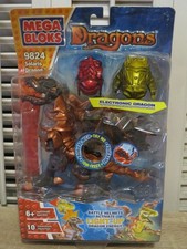 NUEVO Mega Bloks Dragons SOLARIS DRAGON Set #9824 Nuevo en Paquete Armadura de Mago Dragones