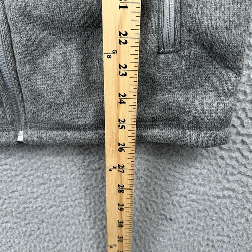 Chaqueta North Face Para Hombre Pequeña Gris Gordon Lyons Cremallera Completa Con Capucha Vellón Exterior - Imagen 6 de 12