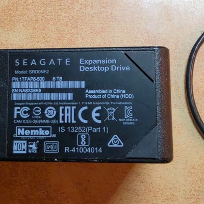 Seagate Expansion srd0nf2 8TB外付けHDD Seagate 8tb Expansion Desktop External Hard Drive SRD0NF2 for sale