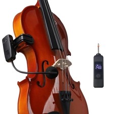 MICVISTA Professional Wireless Violin Microphone, Violin Pickup Clip-on Instr...