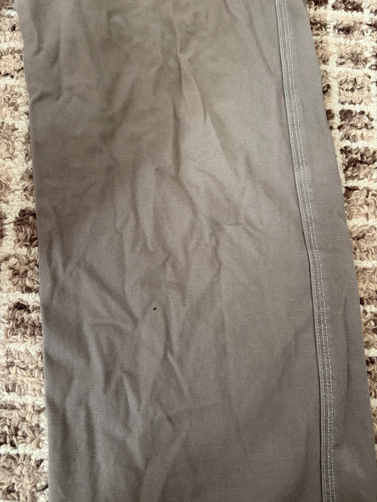 Satta Carpenter Pants Mens M Fit Large Beige Canvas Regular Straight Pockets image 3