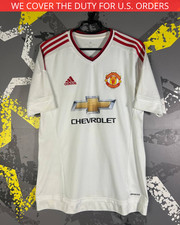 Manchester United Jersey Away football shirt 2015 - 2016 Adidas Men Size M ig93