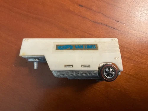 Vintage Heavyweights Van Lines 1969 Hot Wheels Mattel Redline Trailer