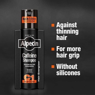 Alpecin Caffeine Shampoo C1 für starkes Haar, Hair Energizer 250ml