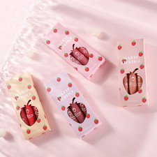 Lápiz labial líquido aterciopelado mate acabado mate para mujer 3 piezas 3 colores taza antiadherente