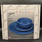 FIESTA 3 PC Bistro Set Blue Lapis 1482 337 Dinner Plate Salad Plate Bowl NIB