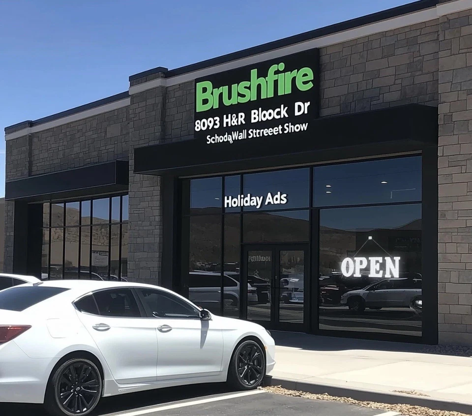 Letreros abiertos LED extra grandes de 40"x14" para negocios, diseño único súper brillante abiertos Foto 4 de 4