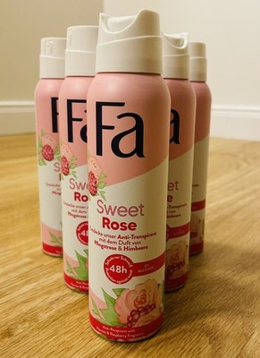 FA Sweet Rose Deodorant Spray 6x150ml   Frischer Duft