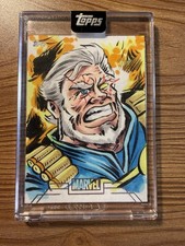 Marketplace image: 2025 Topps Chrome Marvel Mint Cable Sketch Card 1/1 Artist Jason Crosby 💎
