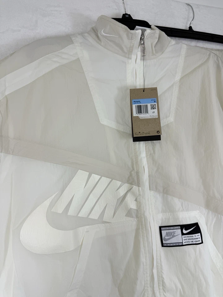 Nuevo Nike Ropa Deportiva Gran Tamaño Tejido Chaqueta Pantalones Conjunto Mediano Mujer Lote Marfil Nuevo con Etiquetas Foto 2 de 4
