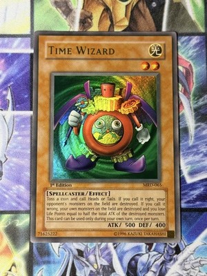 Yu-Gi-Oh! TCG Time Wizard Metal Raiders MRD-E065 1st Edition Ultra Rare