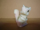 FENTON SQUIRREL BURMESE SATIN H/P ACORNS SPECIAL ORDER FOR QVC 2000