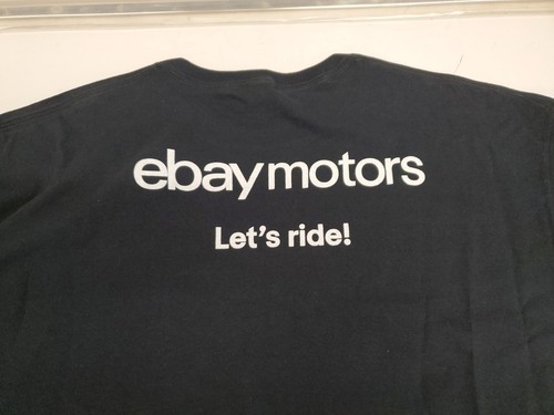 eBay Motors Let’s Ride T-Shirt schwarz Gr. XL Autoteile Verkäufer Mechaniker NEU - Bild 4 von 4