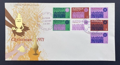 Australia 1971 Christmas FDC