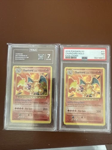 New ListingCharizard Xy Psa7 And Tag 7