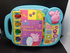 VTech Peppa Pig Learn & Discover Book w/ Lights & Sounds 2019