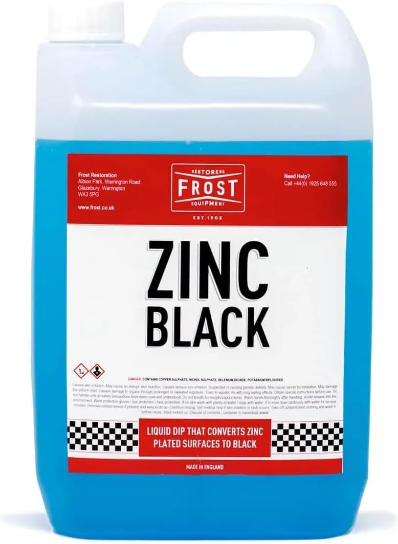 Zinc Black Industrial Metal Coating, Protective Zinc-Rich Finish for Steel &Iron