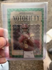 JAYDEN DANIELS 2024 MOSAIC NOTORIETY ROOKIE GREEN PRIZM COMMANDERS RC Q5517