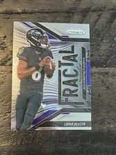 Panini Prizm Fractal Lamar Jackson #2 Baltimore Ravens Football Card 2025