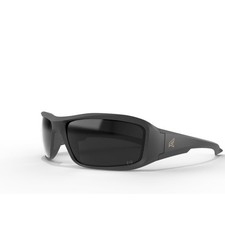 Edge Eyewear SW116 Anti-Scratch Smoke Lens Black Frame Dakura Safety Glasses