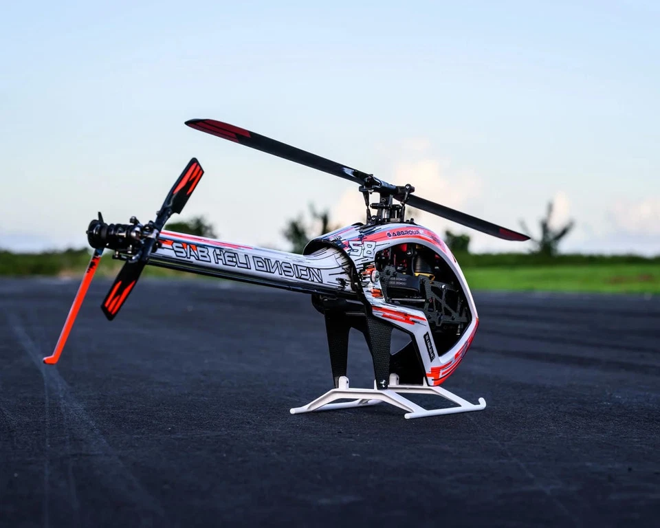 SAB Goblin ILGoblin Pro 420 Electric Helicopter Kit (Orange/White) [SABSG426] - Image 2 of 4