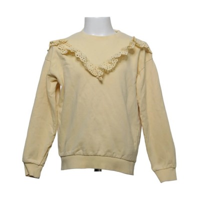 KappAhl, Sweatshirt, Größe: 122/128, Gelb, Baumwolle, Einfarbig, Sweat #Jvd