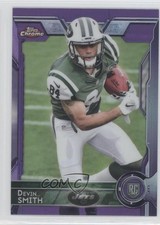 2015 Topps Chrome Rookies Purple Refractor Devin Smith #194 0w8