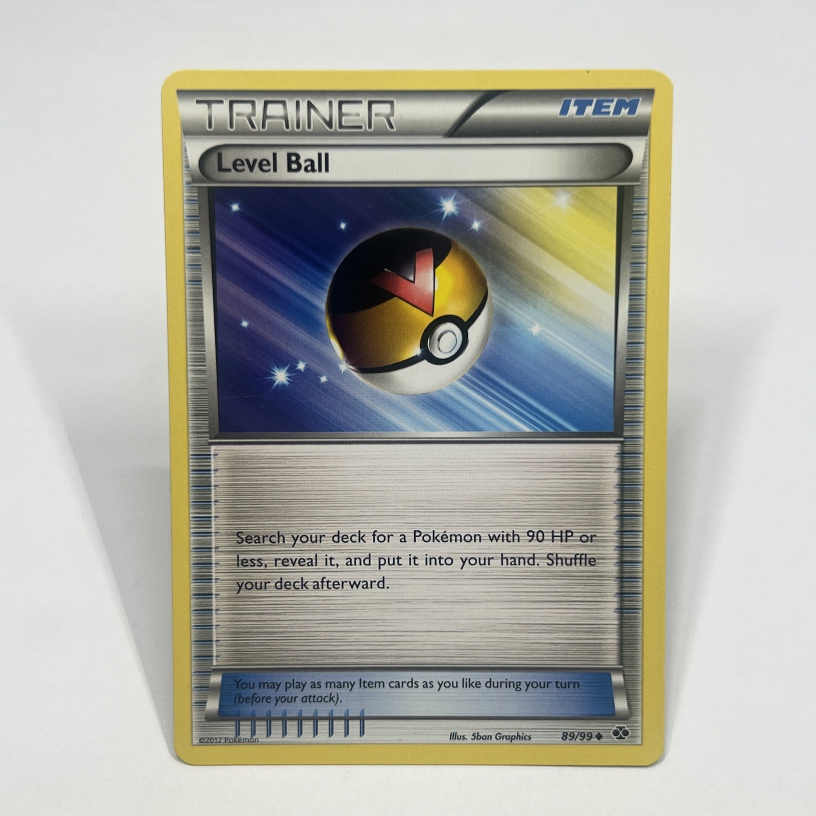 Level Ball - 89/99 - Uncommon Next Destinies LP/NM Pokemon Card TCG 