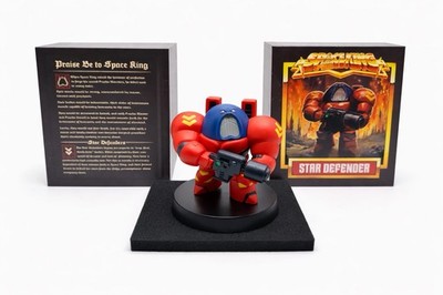 Space King Star Defender Psycho Warrior Vinyl Figure