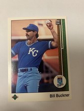 1989 Upper Deck Bill Buckner Kansas City Royals