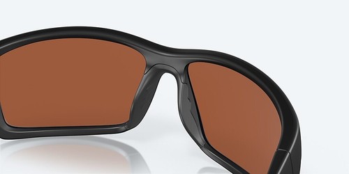 COSTA DEL MAR REEFTON BLACKOUT GREEN MIRROR 580G POLARIZED 64 mm SUNGLASSES - Picture 9 of 10