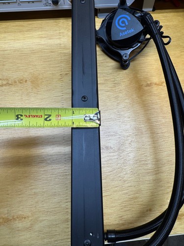 Asetek 240mm Slim AIO - Kleinpumpe (CPU wassergekühlt) passend für Sliger SM580 - LGA 1700 - Bild 3 von 8