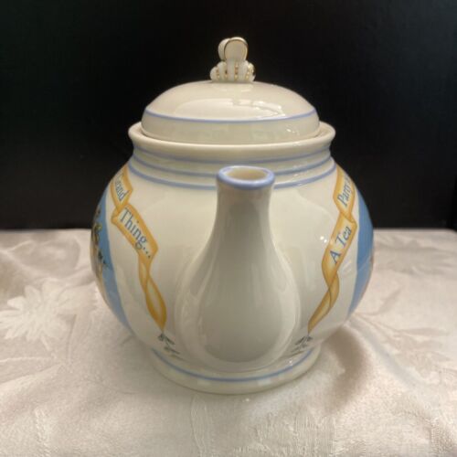 Vintage LENOX Disney Winnie The Pooh Pantry Porzellan große Teekanne 1990er NEUWERTIG - Bild 9 von 13