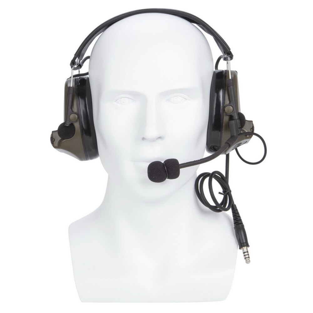 実物 PELTOR COMTACⅢ OD シングル 17050549 激レア!! PELTOR製 ComTac III ACH ヘッドセット *OD色