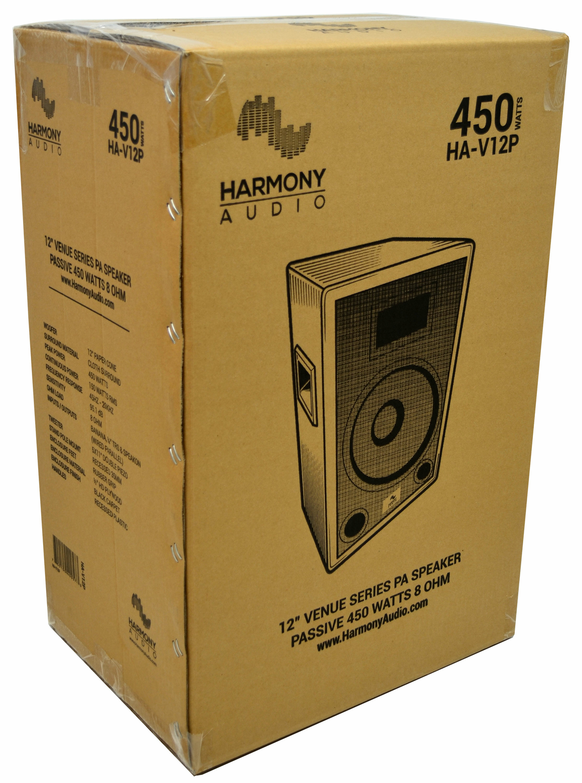 Harmony Audio HA-V12P Pro DJ Venue 12\