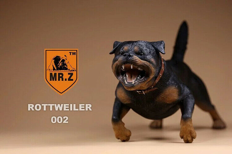 新品BONEZ DragonAsh COOTIE ROTTWEILER Mr.Z 055 1:6 Animal Resin Simulation Toy Rottweiler Dog