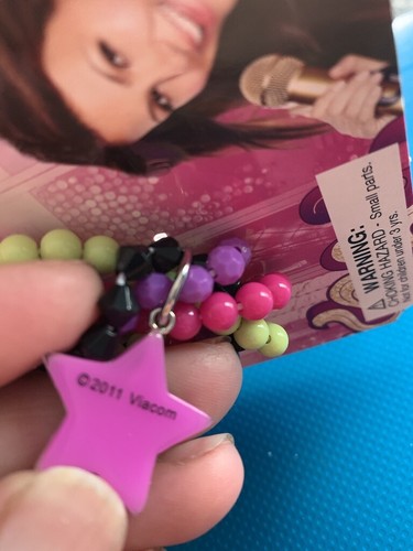 Juego de Pulsera Nickelodeon Nick Jr. Victorious + Collar Amarillo Azul Rosa Corazón - Imagen 7 de 7