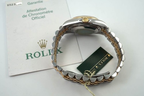 Rolex 116233 Datejust 18k Gelbgold & Edelstahl 36mm mit Papieren um 2007 - Bild 14 von 14