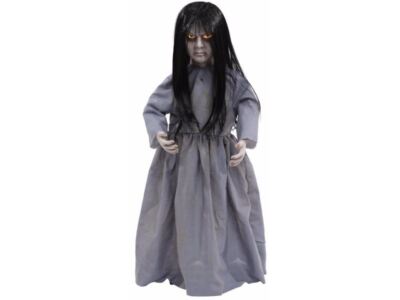 32 Inch Creepy Talking Doll Halloween Prop Light Up Eyes Lil Sweet Vengeance New